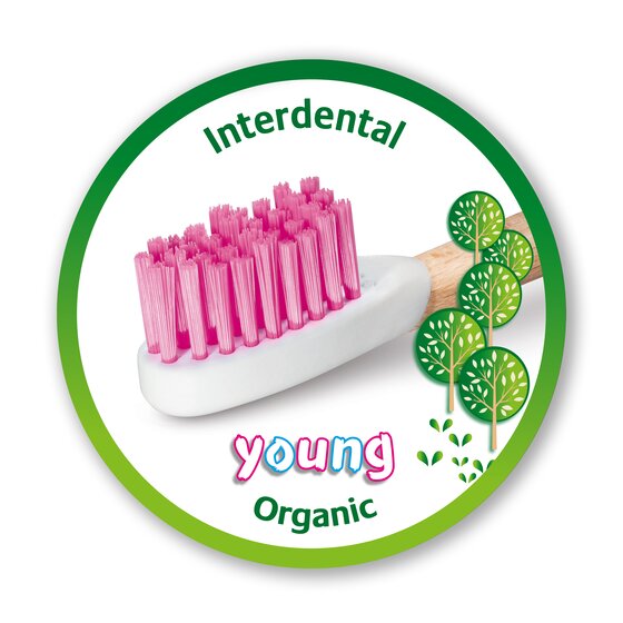 TRISA Brosse à dents en bois pour enfants Natural Clean Young | © TRISA Brosse à dents en bois pour enfants Natural Clean Young