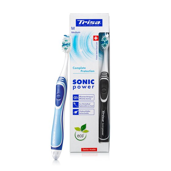 TRISA Elektrische Zahnbürste Sonicpower Complete Care wiederaufladbar | © TRISA Elektrische Zahnbürste Sonicpower Complete Care wiederaufladbar