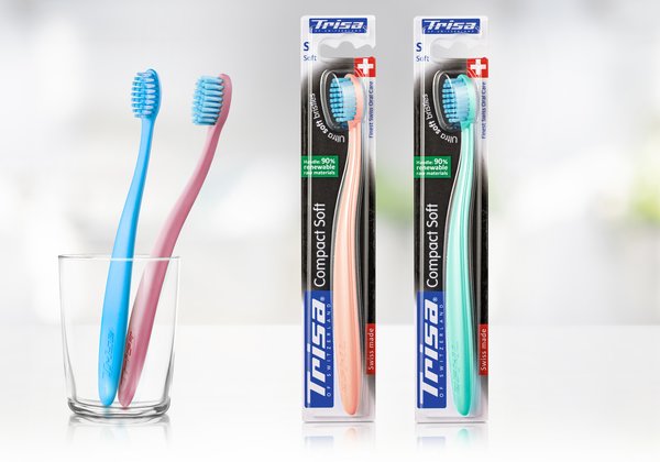Brosse à dents TRISA Compact Soft - un design parfait | © Brosse à dents TRISA Compact Soft - un design parfait